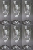 Set of 6 Tudor Crystal 