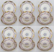 Set of 5 Grosvenor Jackson & Gosling Horentine Trios c.1910