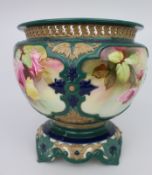 Large Royal Worcester Hadley Pot Pourri Vase, 1911