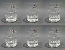 Set of 6 Tudor Crystal Tumblers