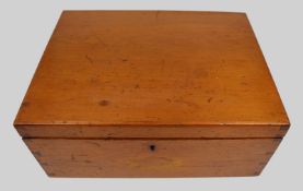 Late Victorian/Edwardian Satinwood Case Caddy