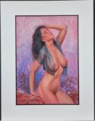 A. Orme Original Pastel Painting Titled 