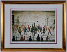 L.S. Lowry “The Football Match” Limited Edition One of Only 76 Published