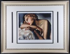 Tamara De Lempicka Limited Edition With Signed Estate (New York) Authentication Certificate