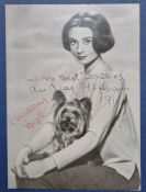 Audrey Hepburn Rare Signed Official Postcard