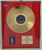 Placido Domingo BPI Gold Disc Award