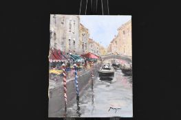 Original Oil On Canvas Board