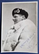 Montgomery of Alamain Signed Photograph Dated 1972