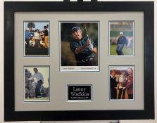 Lanny Wadkins Framed Original Signature Presentation