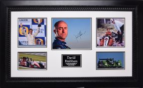David Brabham Original Signature Presentation
