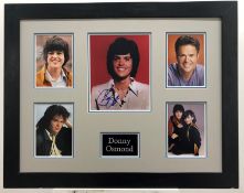 Donny Osmond Framed Original Signature Presentation