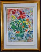 Marc Chagall Limited Edition. 'Grand Bouquet de Renoncules, 1968'