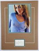 Jennifer Lopez Original Signature