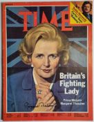 Margaret Thatcher Signed 1979 Time Magazine