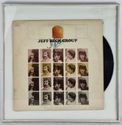 Jeff Beck Signed Album In Display Frame