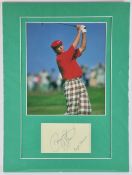Payne Stewart (1957-1999) Original Signature