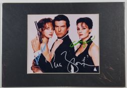 Pierce Brosnan, Famke Janssen & Izabella Scorupco Signed Photo