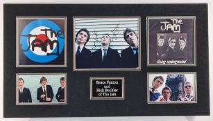 The Jam Mounted Display With Original Signatures
