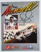 Nigel Mansell Signed Info Card