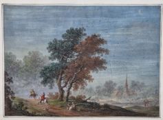 17th Century Dutch School Watercolour and Gouache