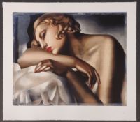 Tamara De Lempicka Limited Edition With Signed Estate (New York) Authentication Certificate