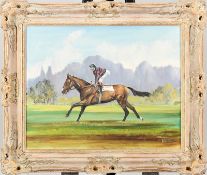 Original Oil On Canvas of The Horse Solinus