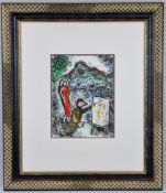 Marc Chagall Original Lithograph In Colours 