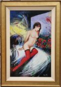 Ezio Farinelli Original Oil On Canvas