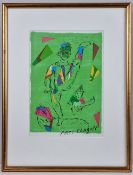 Marc Chagall Original Lithograph In Colours. 
