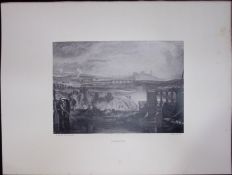 J.M.W Turner Rare “City of Lancaster Lancashire” 1873 Picturesque Views in England-78