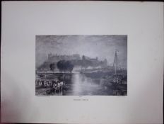 J.M.W Turner Rare “Windsor Castle Berkshire” 1873 Picturesque Views in England-40