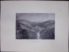 J.M.W Turner Rare “Buckfastleigh Abbey Devon” 1873 Picturesque Views in England-38