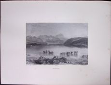 J.M.W Turner Rare “Lake Ullswater Lake District” 1873 Picturesque Views in England-47