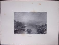 J.M.W Turner Rare “Lake Windermere Lake District” 1873 Picturesque Views in England-50