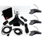 Polycom Unified 360 Panoramic Video Conference Station System + 3PCS Polycom HDX Mic RRP £4800