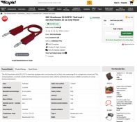 Banana Stack Lead Red 778-084P50 RRP £125