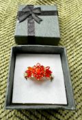 Fire Opal Ring