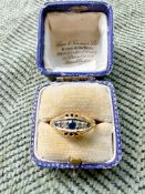 Sapphire & Diamond Ring