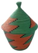Retro Hand Made East African Basket