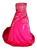 Evening Ball Gown/Bridal Wear With Train