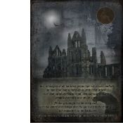 Bram Stokers Dracula In Whitby Original 1897 Penny Coin Display Metal Wall Art