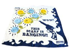 Moschino Cheapandchic Silk Scarf Made In Italy New With Tags