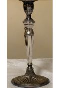 Falstaff Sliver Plated Candle Holder