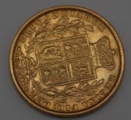 1873 Full Victoria Gold Sovereign