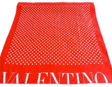 Valentino Silk Scarf Made In Italy New With Tag