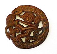 A Rare Chinese Hand Carved Jade Erotic Amulet
