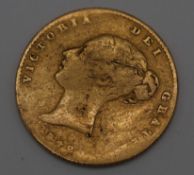 1842 Half Sovereign Gold Coin