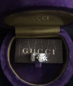 18ct White Gold Gucci Icon Blossom Ring 9mm