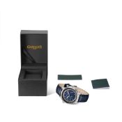 Gamages of London Triton Mechanical Quartz Steel Blue - Free Delivery & 5 Year Warranty