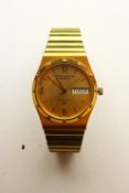 Solvil Et Titus Panther Gold Plated Day-Date Watch